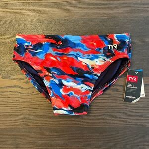 Patriotic TYR Men’s Swim Brief - Perfect for July 4